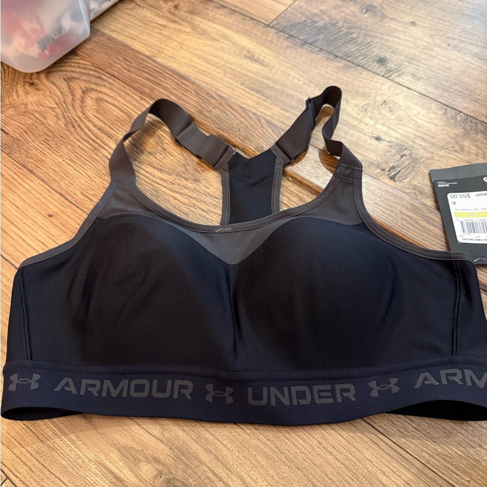 Under Armour Midnight Black Sports Bra